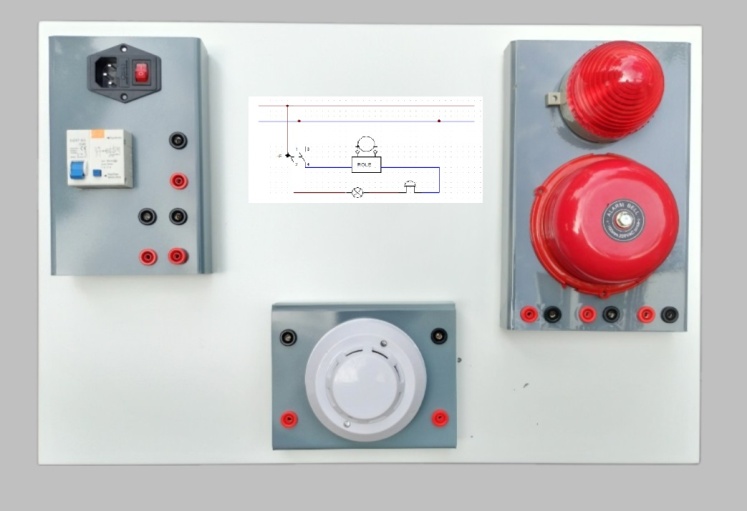 Bộ thiết bị lắp đặt mạch điện báo cháy tự động
